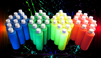 Glow Paint 2oz bottle UV Blacklight Reactive Fluorescent Neon Acrylic  Paints (GREEN COLOR - 1BOTTLE)