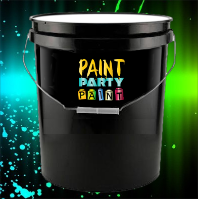 Black Light Paint - Washable Fluorescent - 5 Gallon White