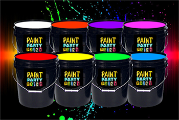 5 Gallon Washable Neon Party Paint<br>$79.00