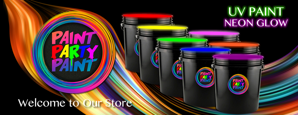 Black Light Paint in Assorted Colors - Washable Fluorescent Paint & Paint  Guns - FRAT PACK, Paint Party Paint